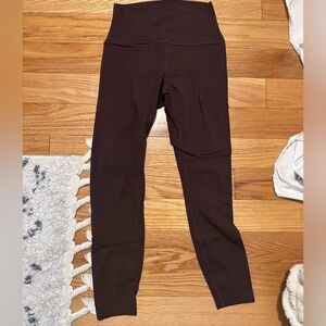 CRZ yoga brown leggings worn once